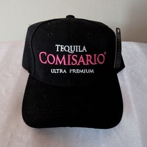 New Tequila Comisario Baseball Hat Pink Black